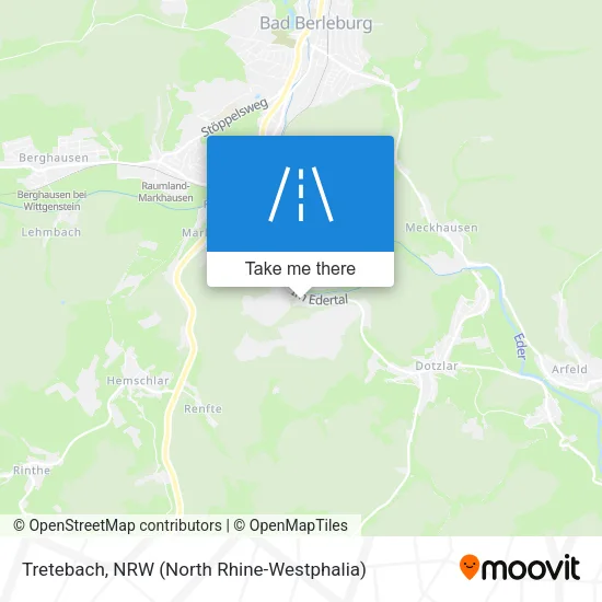 Карта Tretebach
