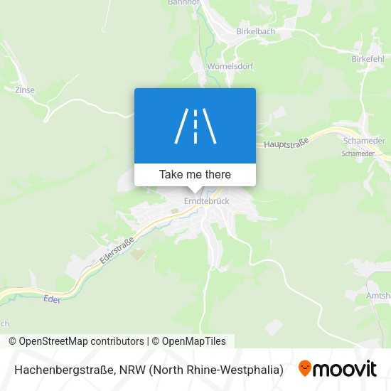 Hachenbergstraße map