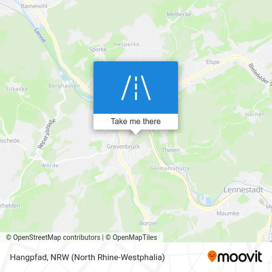 Hangpfad map
