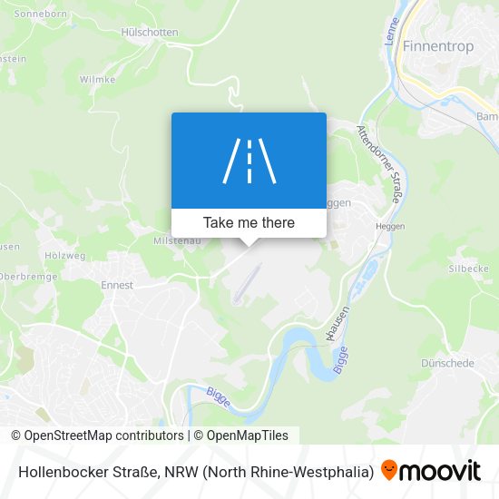 Hollenbocker Straße map
