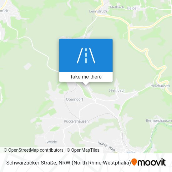 Schwarzacker Straße map