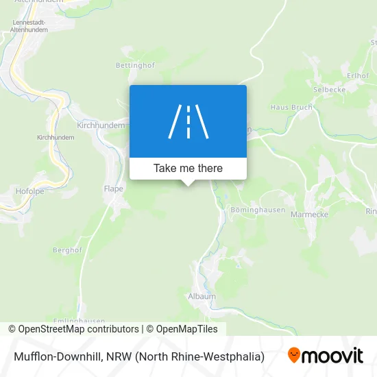 Mufflon-Downhill map