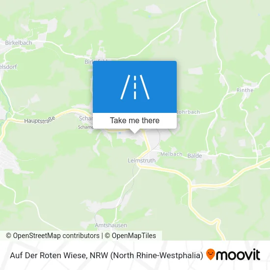 Карта Auf Der Roten Wiese