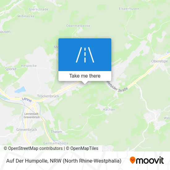 Карта Auf Der Humpolle