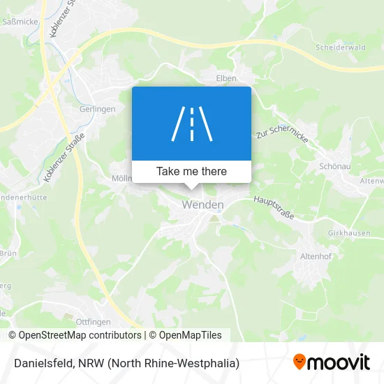 Карта Danielsfeld