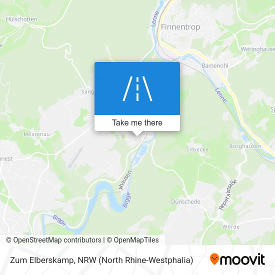 Карта Zum Elberskamp