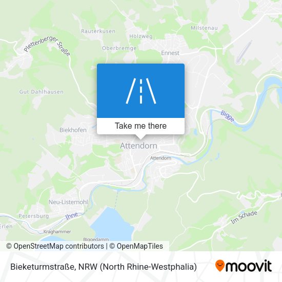 Bieketurmstraße map