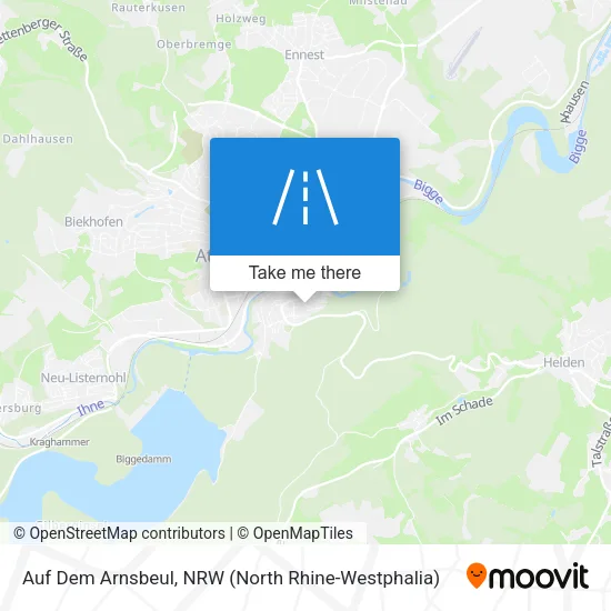 Карта Auf Dem Arnsbeul