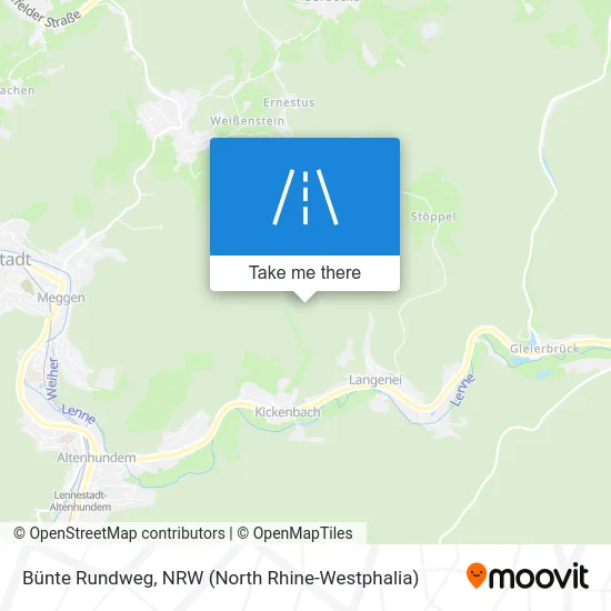 Bünte Rundweg map
