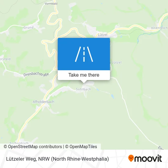 Lützeler Weg map