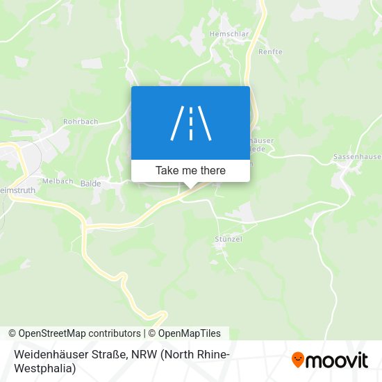 Weidenhäuser Straße map
