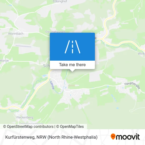 Карта Kurfürstenweg