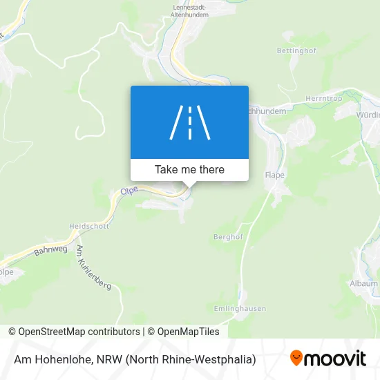 Am Hohenlohe map