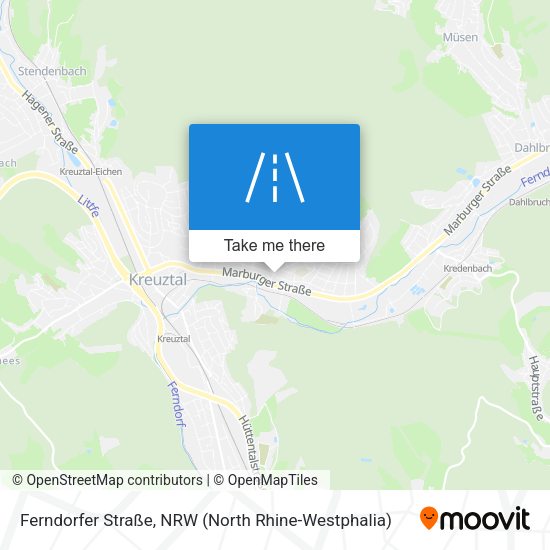Ferndorfer Straße map
