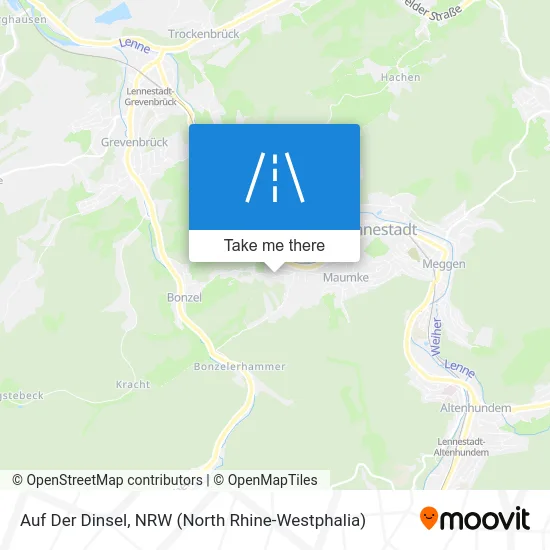 Auf Der Dinsel map