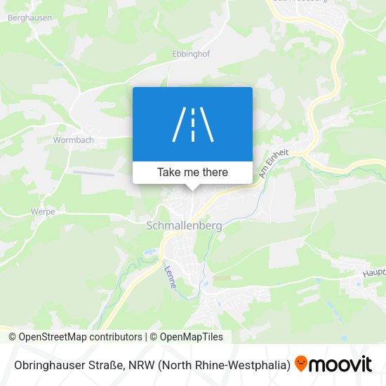 Obringhauser Straße map