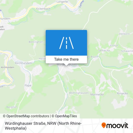 Würdinghauser Straße map