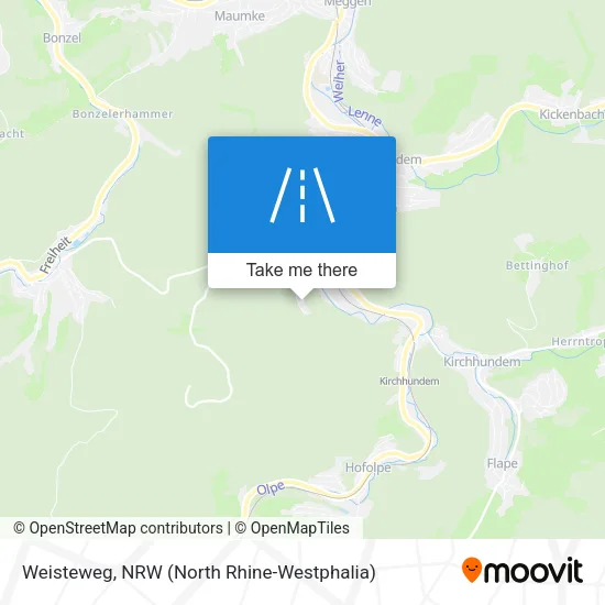 Карта Weisteweg
