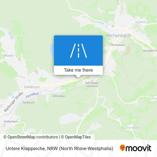 Карта Untere Klappeiche