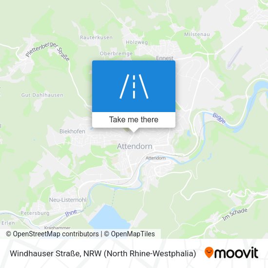 Windhauser Straße map