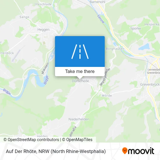 Auf Der Rhöte map