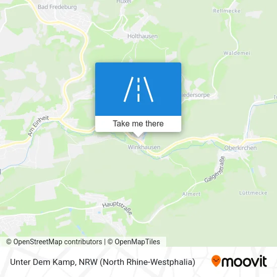 Карта Unter Dem Kamp