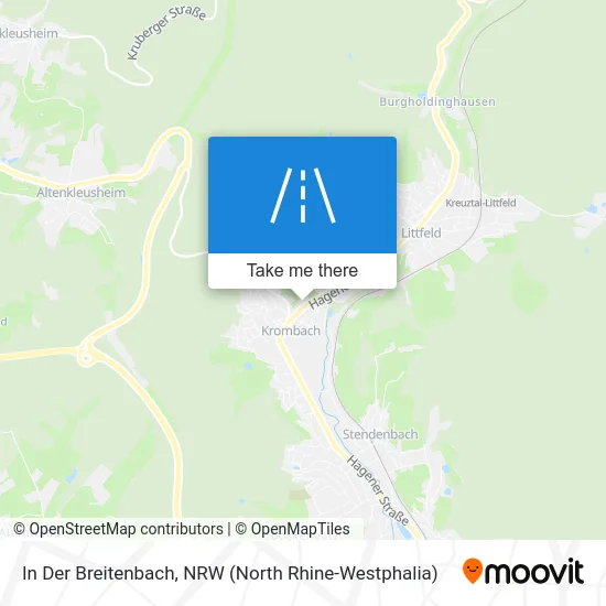 In Der Breitenbach map