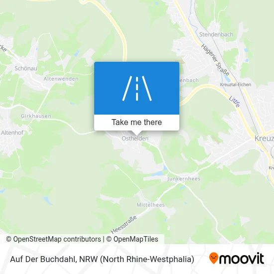 Auf Der Buchdahl map