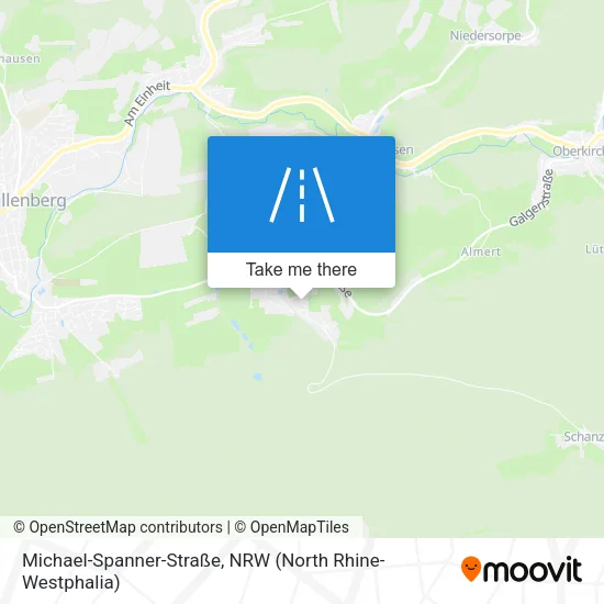 Карта Michael-Spanner-Straße