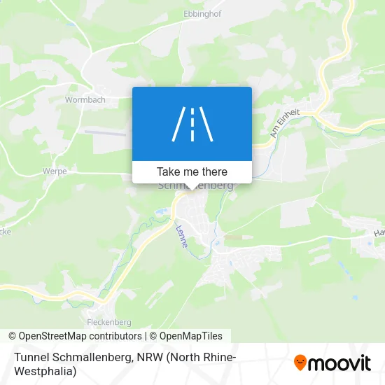 Карта Tunnel Schmallenberg