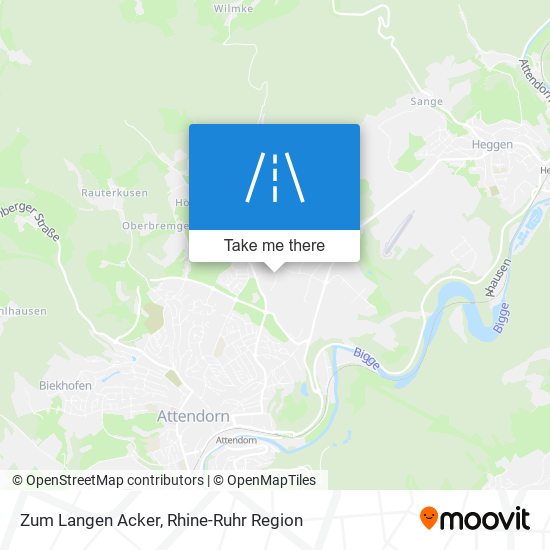 Zum Langen Acker map