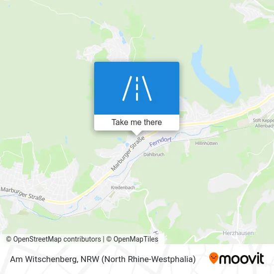 Am Witschenberg map