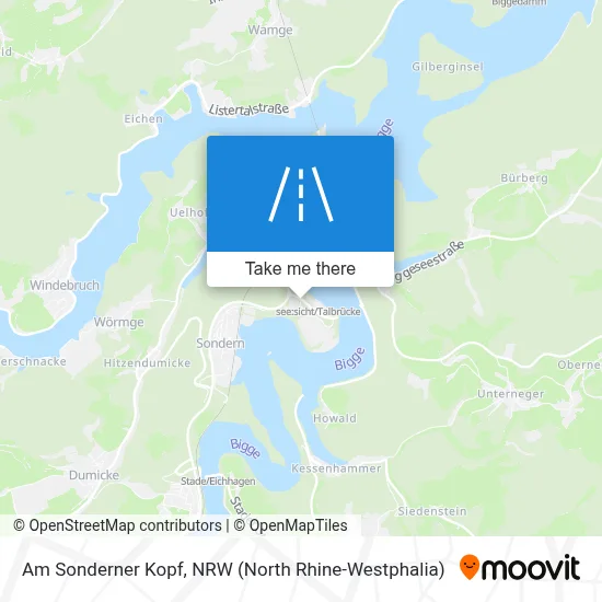 Am Sonderner Kopf map