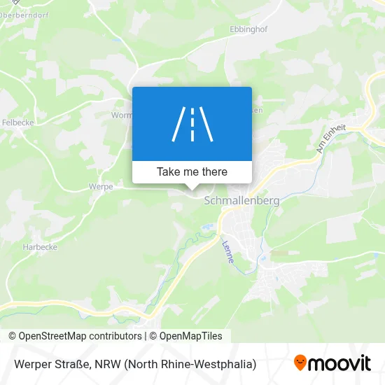 Werper Straße map