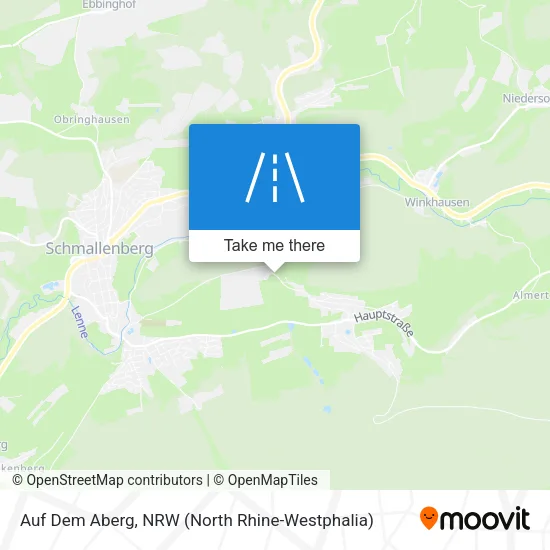 Карта Auf Dem Aberg