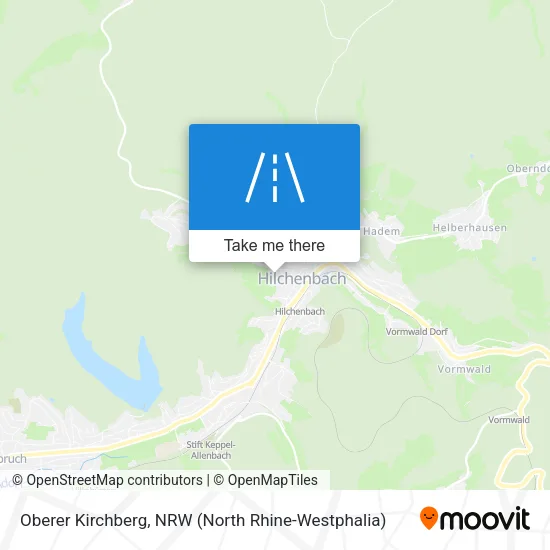 Oberer Kirchberg map