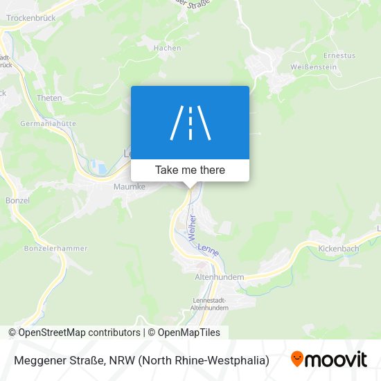 Meggener Straße map