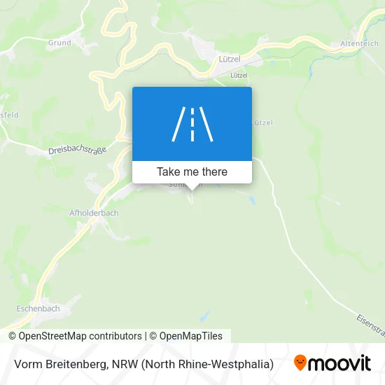 Карта Vorm Breitenberg