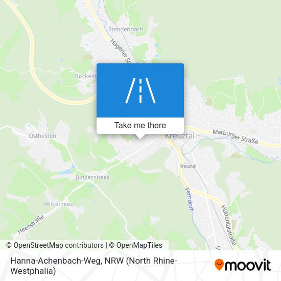 Hanna-Achenbach-Weg map