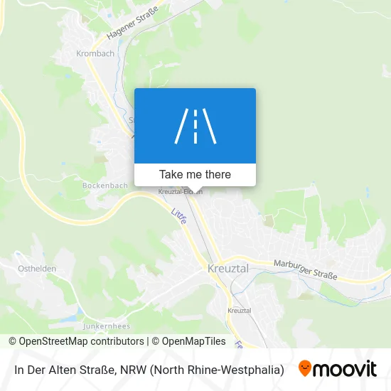 In Der Alten Straße map