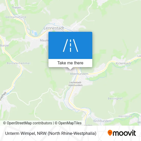 Карта Unterm Wimpel