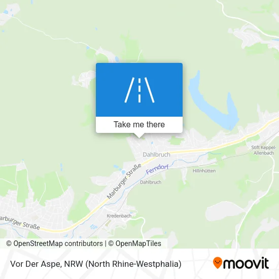 Карта Vor Der Aspe