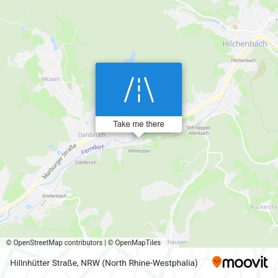 Hillnhütter Straße map