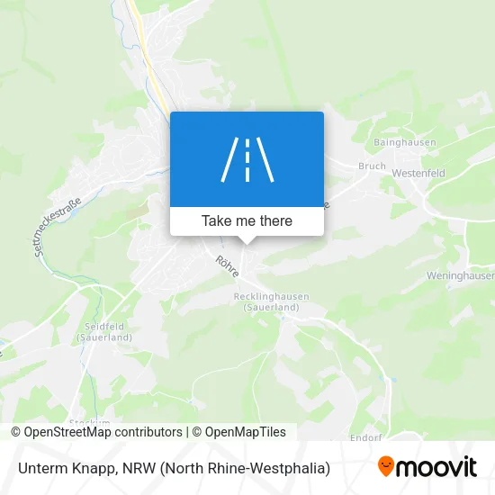 Карта Unterm Knapp