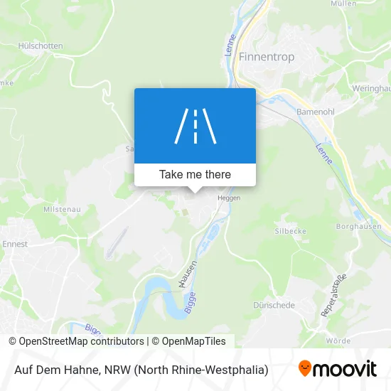 Карта Auf Dem Hahne