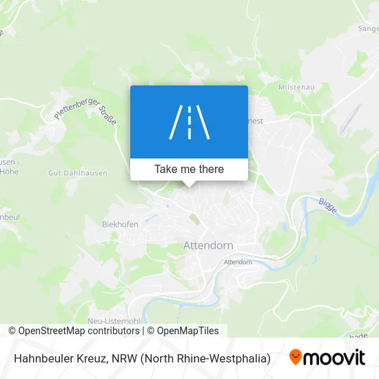 Hahnbeuler Kreuz map