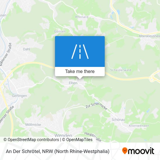 An Der Schrötel map