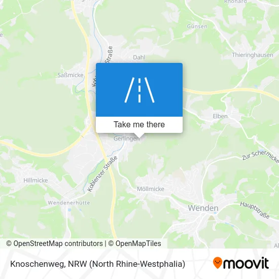 Knoschenweg map