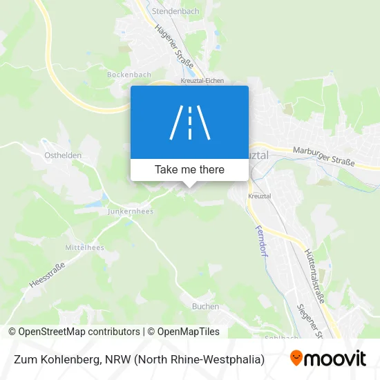 Карта Zum Kohlenberg