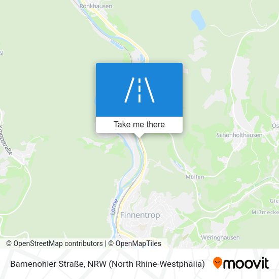Bamenohler Straße map